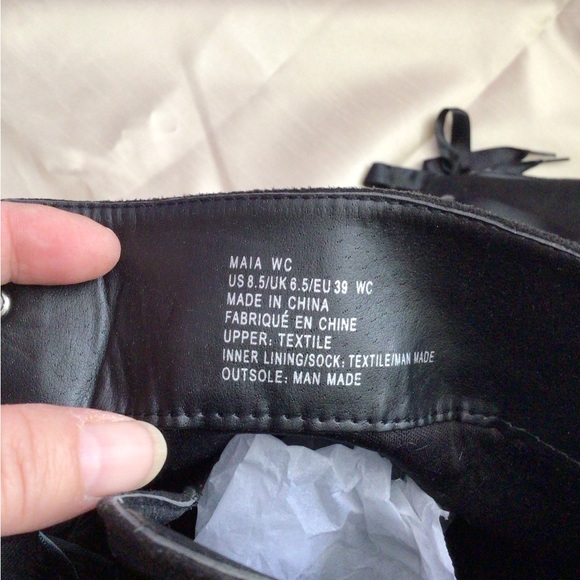 Women’s Just Fab black boots. Size 8.5. Like new. - Picture 2 of 7